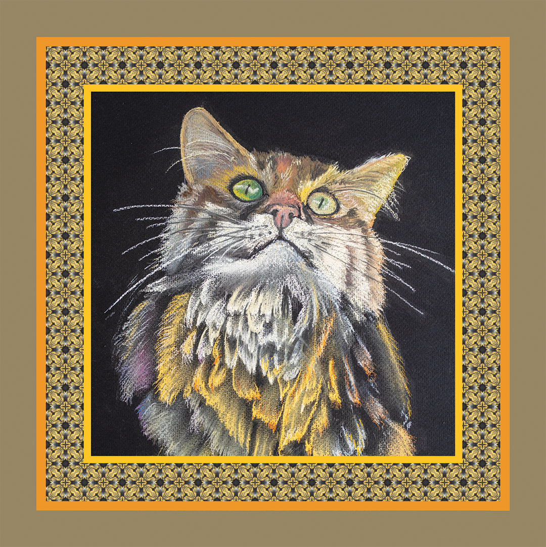 Decorative cushion cover "Norka" by Marina Strijakova - front Decorative cushion cover "Norka" by Marina Strijakova - front